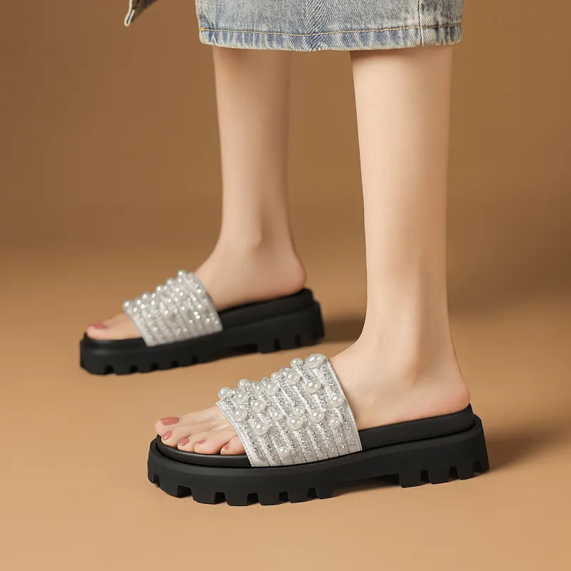 Rosa Bianca Slide Slippers Women's-11
