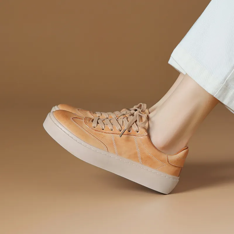 Rosa Bianca German Army Trainers Height Increasing Low Top Skateboard Shoes Women's-17