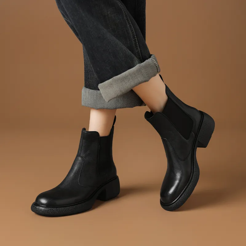 Rosa Bianca Short Chelsea Boots Women's-3