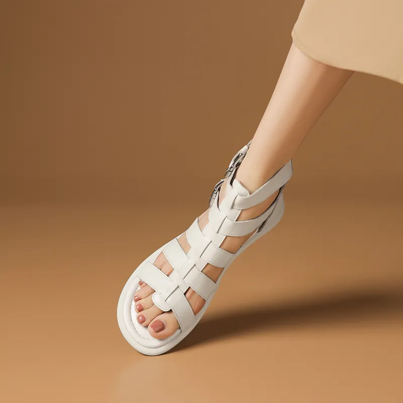 Rosa Bianca Pig Cage Shoes Roman Sandals 2cm Women's-12