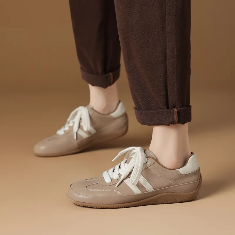 Rosa Bianca German Army Trainers Breathable Lightweight Low-Top Casual Shoes Women's-7