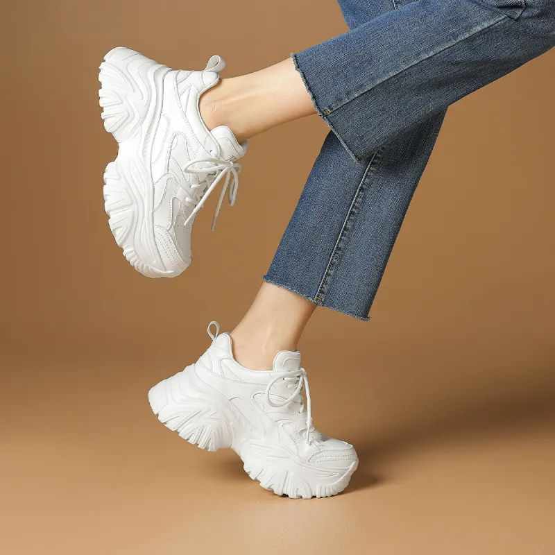 Rosa Bianca Low-Top Chunky Sneakers Women's-6
