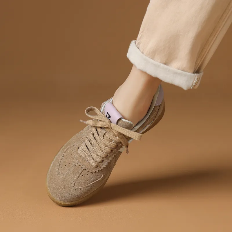 Rosa Bianca Warm Anti-Slip And Wear-Resistant Lightweight Breathable Height Increasing Low-Top Skateboard Shoes Women's-11
