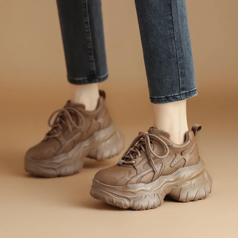 Rosa Bianca Low-Top Chunky Sneakers Women's-8