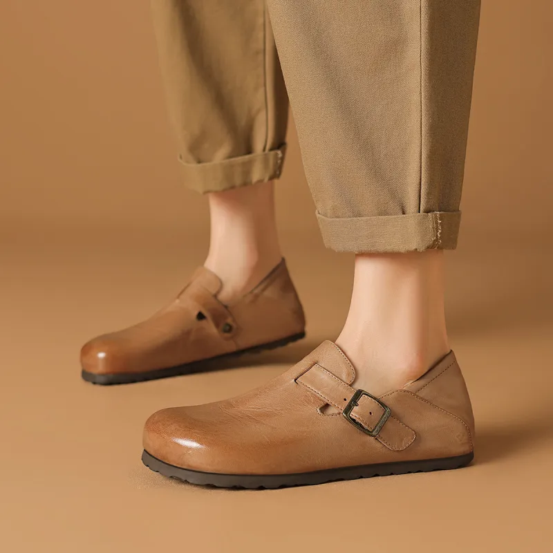 Rosa Bianca Loafers Women's Khaki/Brown-2
