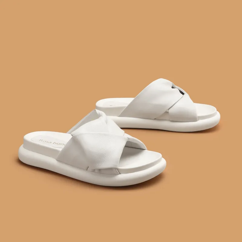 Rosa Bianca PU Polyurethane Abrasion Resistant Slide Slippers Women's-2