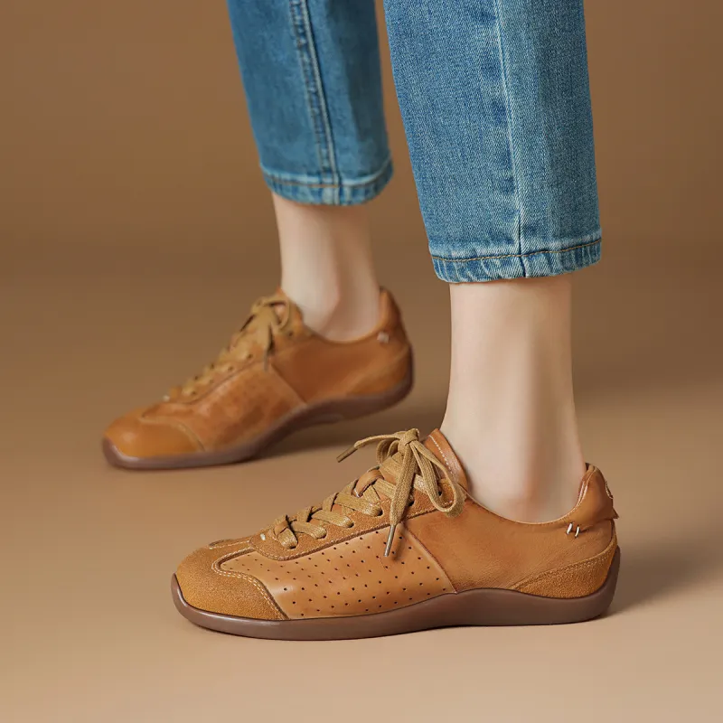 Rosa Bianca German Army Trainers Breathable And Lightweight Low Top Casual Shoes Women's-8