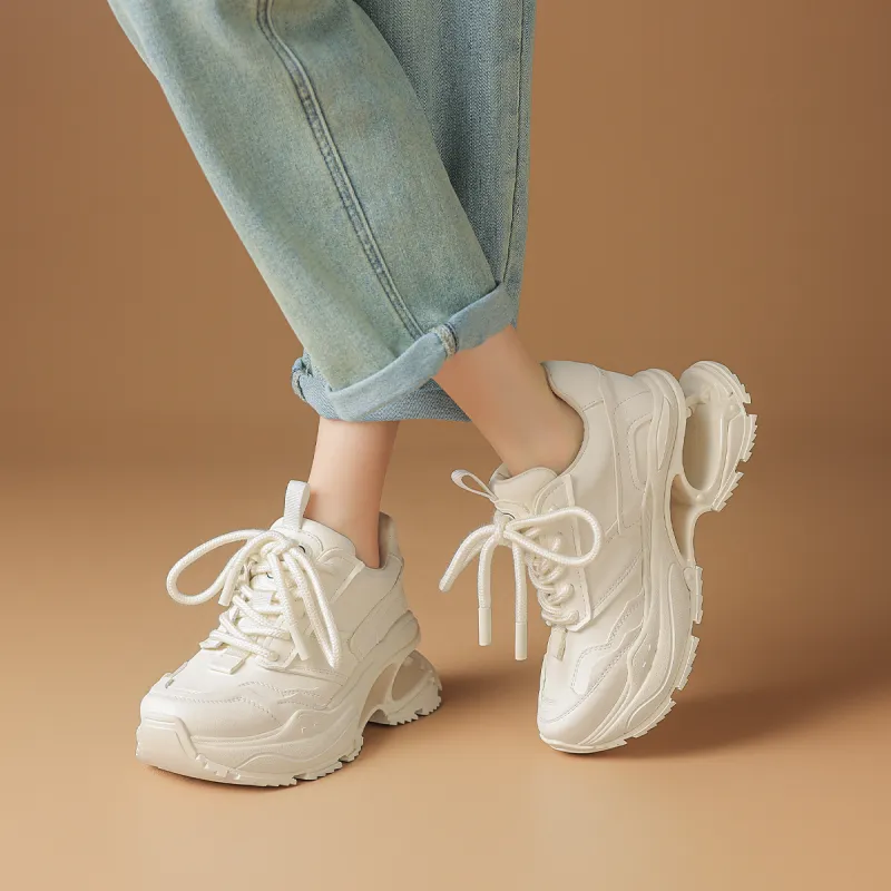 Rosa Bianca Low-Top Chunky Sneakers Women's-10