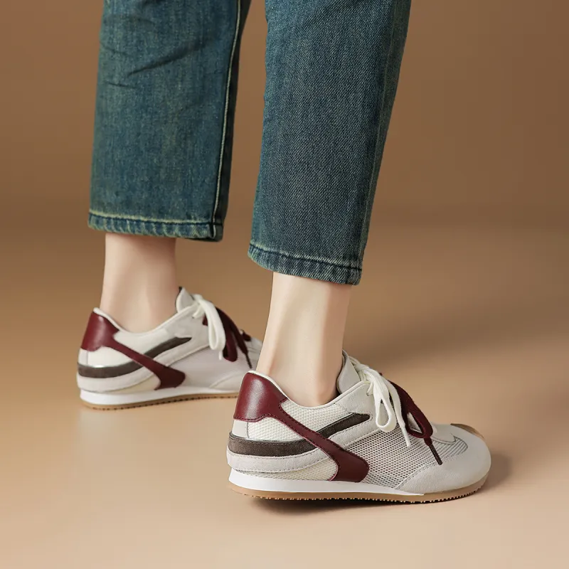 Rosa Bianca German Army Trainers Lightweight And Breathable Low Top Casual Shoes Women's-27