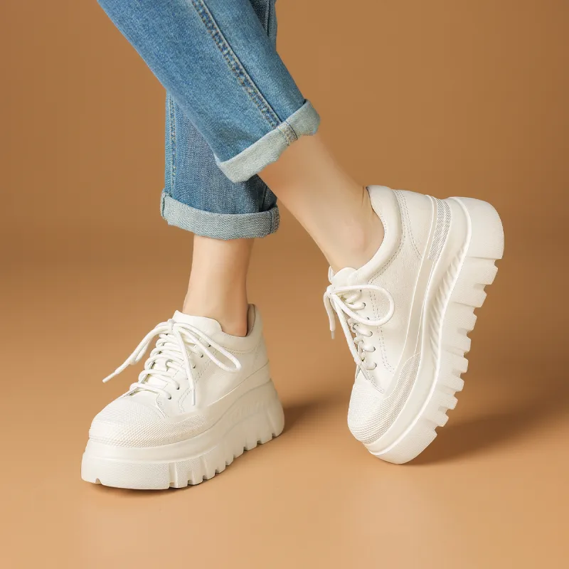 Rosa Bianca Breathable Lightweight Height Increasing Warm Low-Top Casual Shoes Women's-10