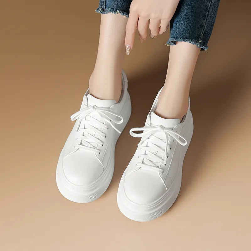 Rosa Bianca Lightweight Height Increasing Low Top Skateboard Shoes Women's-2