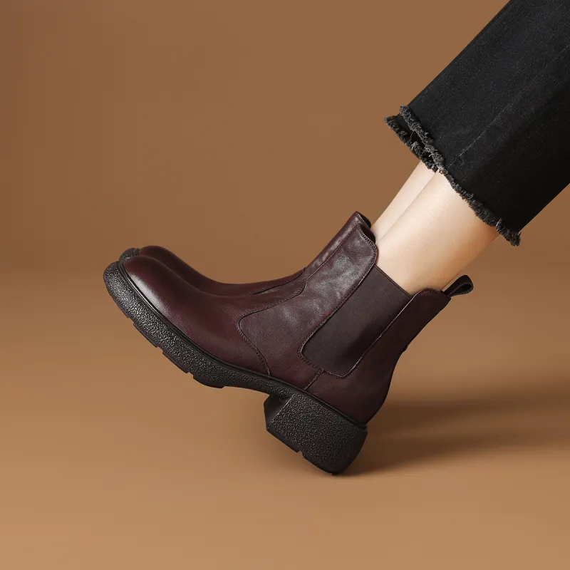Rosa Bianca Short Chelsea Boots Women's-9