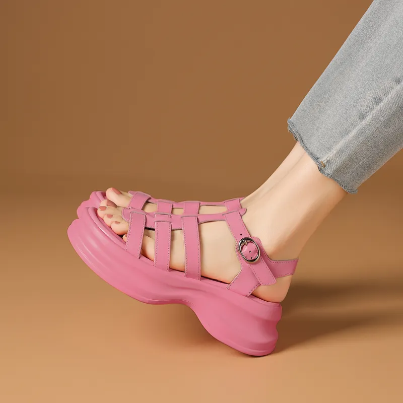 Rosa Bianca Roman Sandals 5cm Women's-16