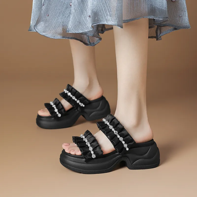 Rosa Bianca Slide Slippers Women's-8