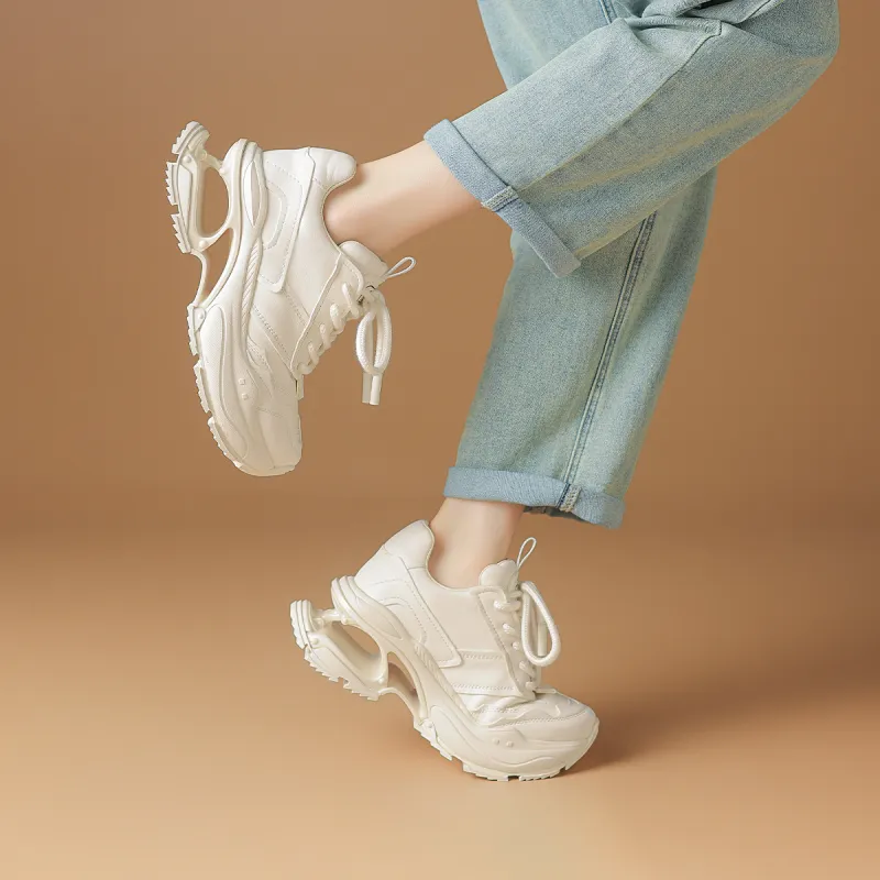 Rosa Bianca Low-Top Chunky Sneakers Women's-12