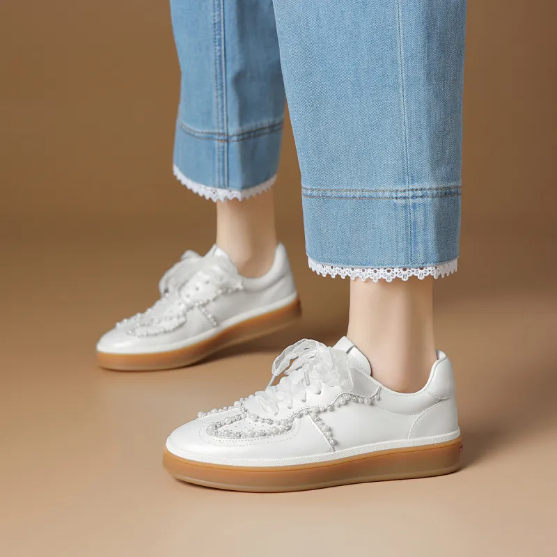 Rosa Bianca German Army Trainers Lightweight And Breathable Low Top Skateboard Shoes Women's-1