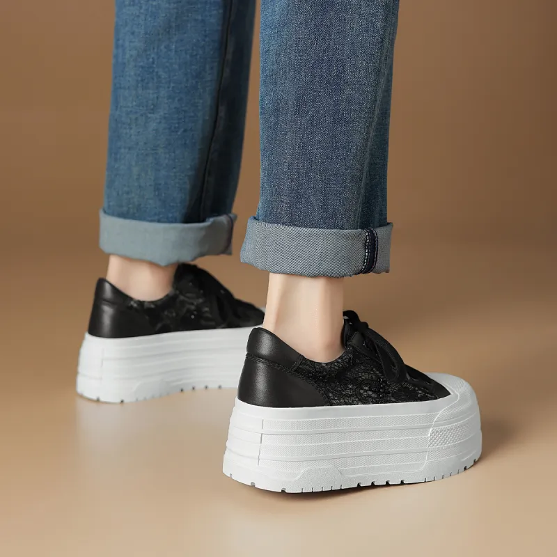Rosa Bianca Low Top Skateboard Shoes Women's-6