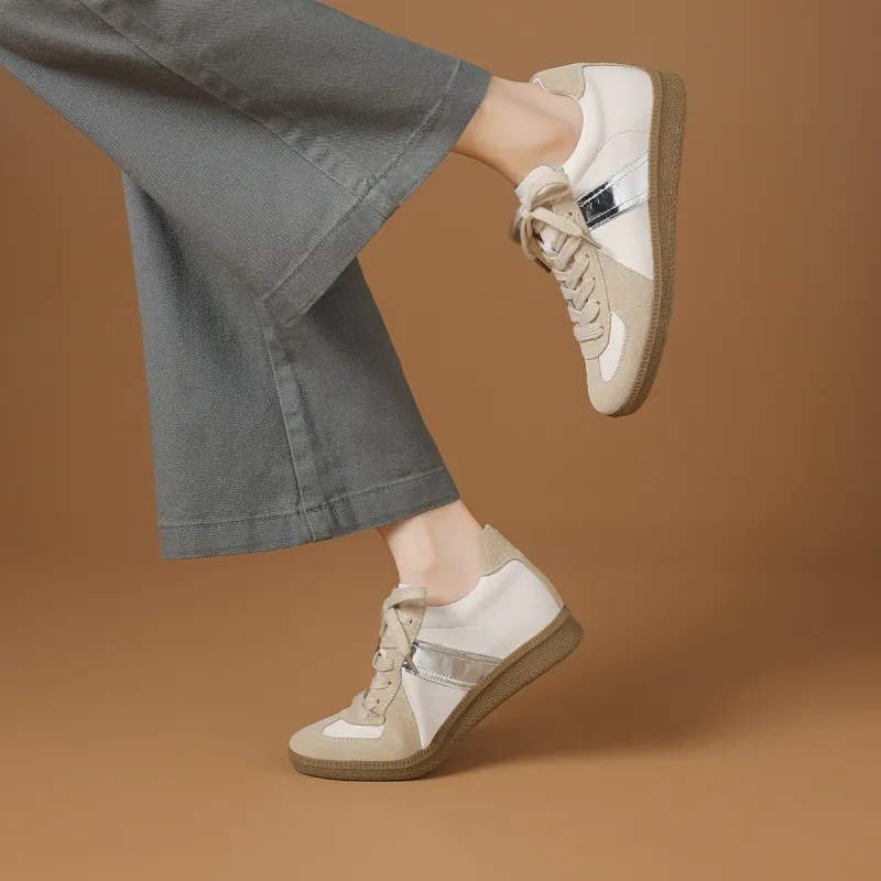 Rosa Bianca German Army Trainers Lightweight Low-Top Skateboard Shoes Women's-7