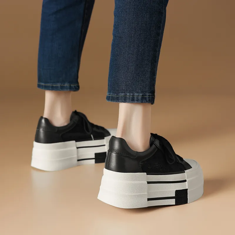 Rosa Bianca Lightweight And Breathable Low Top Skateboard Shoes Women's-5