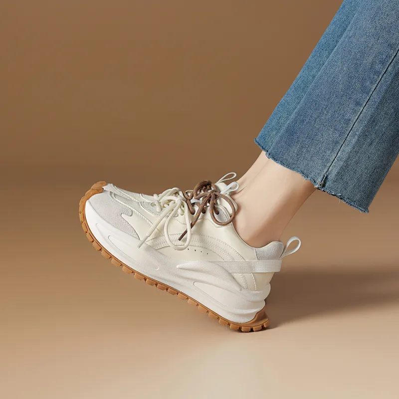 Rosa Bianca Lightweight Height Increasing Low-Top Casual Shoes Women's-3