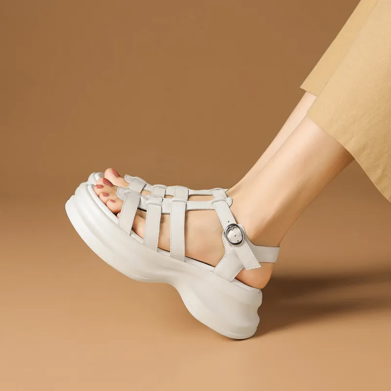 Rosa Bianca Roman Sandals 5cm Women's-9