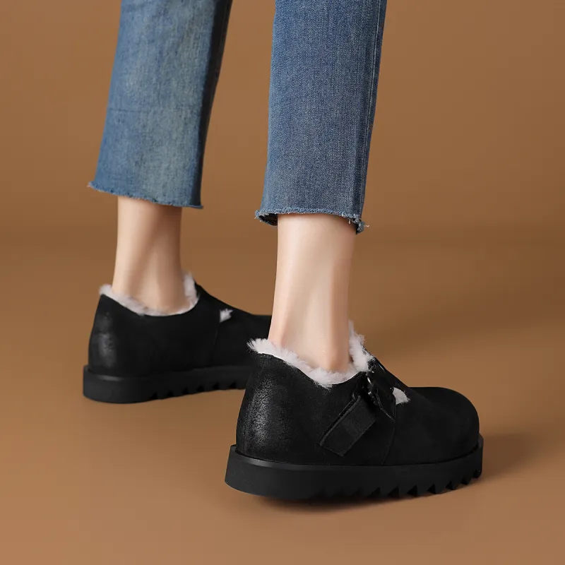 Rosa Bianca Boken Shoes Casual Single Shoes 2.6cm Women's-5