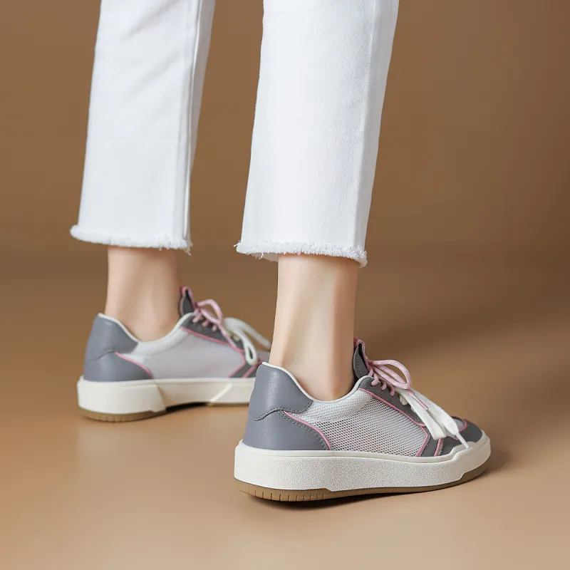 Rosa Bianca Lightweight And Breathable Low Top Skateboard Shoes Women's-13