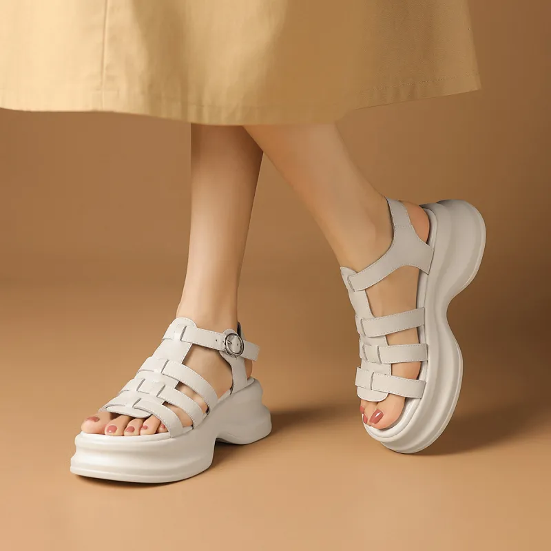 Rosa Bianca Roman Sandals 5cm Women's-10