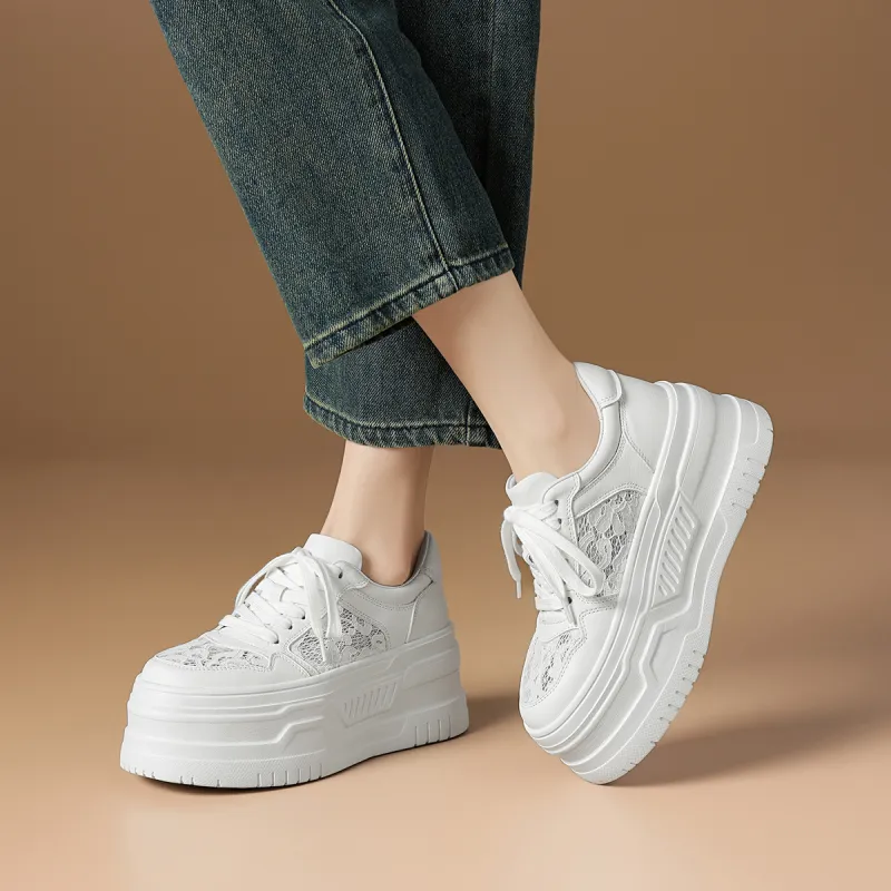 Rosa Bianca Low-Top Skateboard Shoes Women's White-5