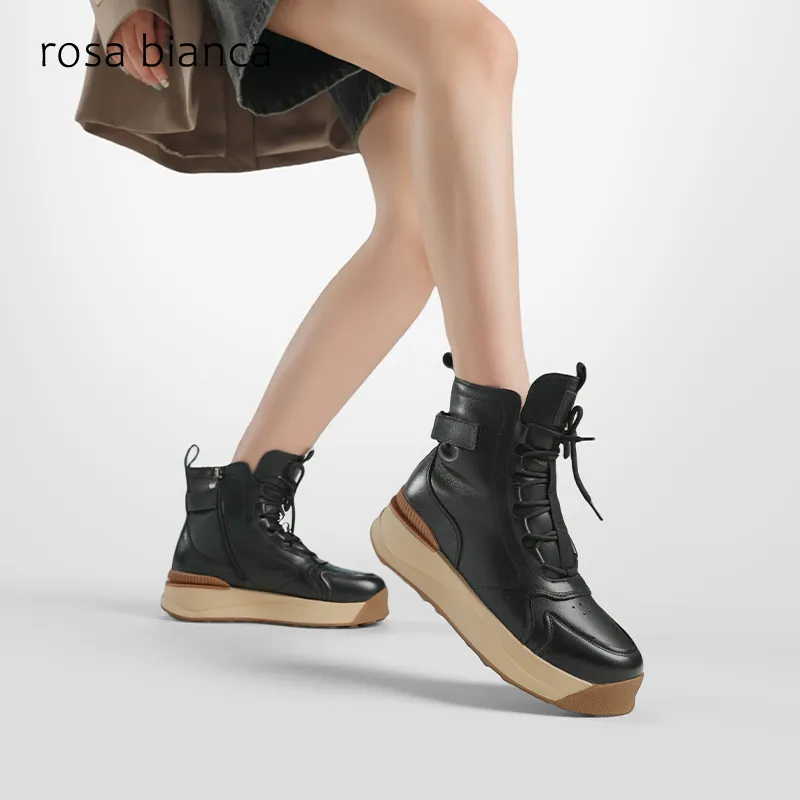 Rosa Bianca Warm And Wear-Resistant Short Snow Boots Women's-2