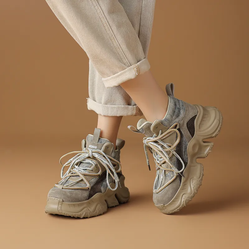 Rosa Bianca Low Top Chunky Sneakers Women's-10