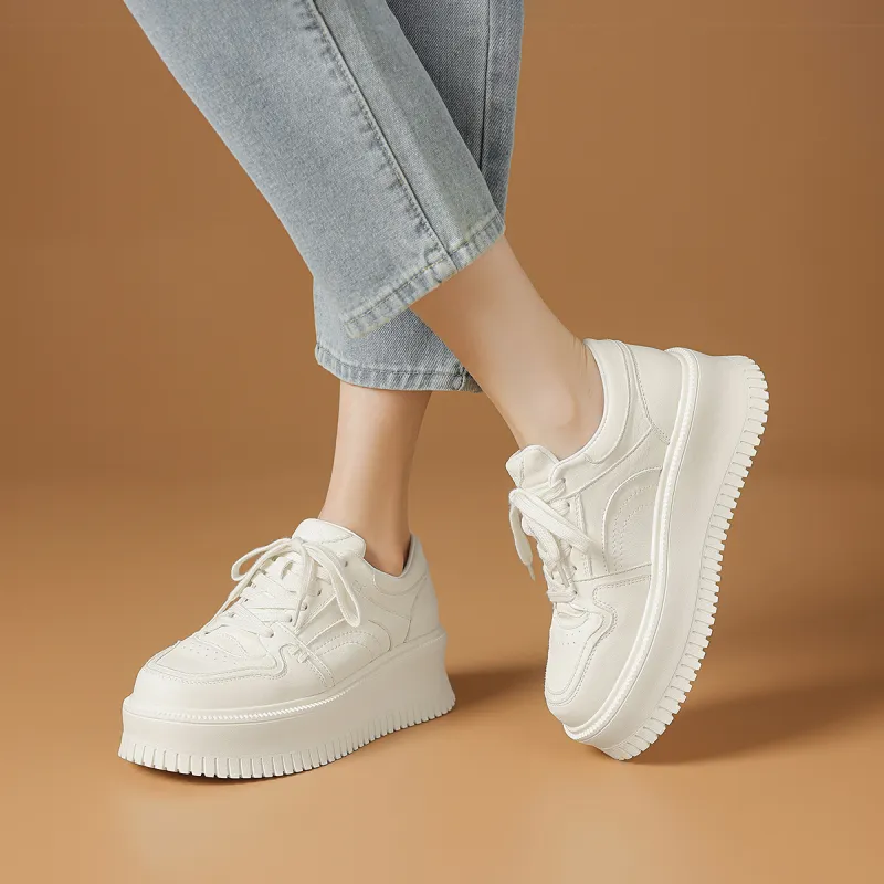 Rosa Bianca Anti-Slip Wear-Resistant Low-Top Skateboard Shoes Women's-4