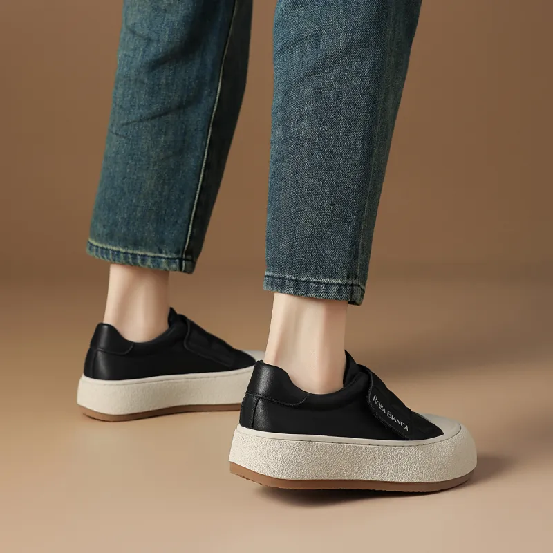 Rosa Bianca Lightweight Height Increasing Low-Top Skateboard Shoes Women's-13