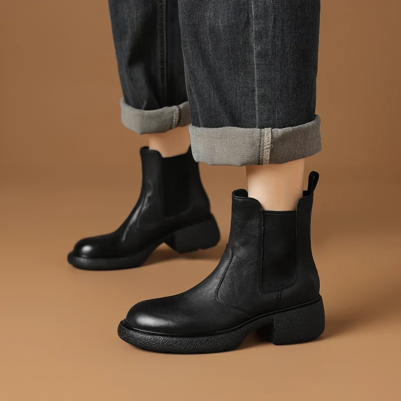 Rosa Bianca Short Chelsea Boots Women's-1