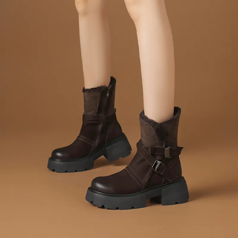 Rosa Bianca Ankle Boots 5.5cm Women's-10