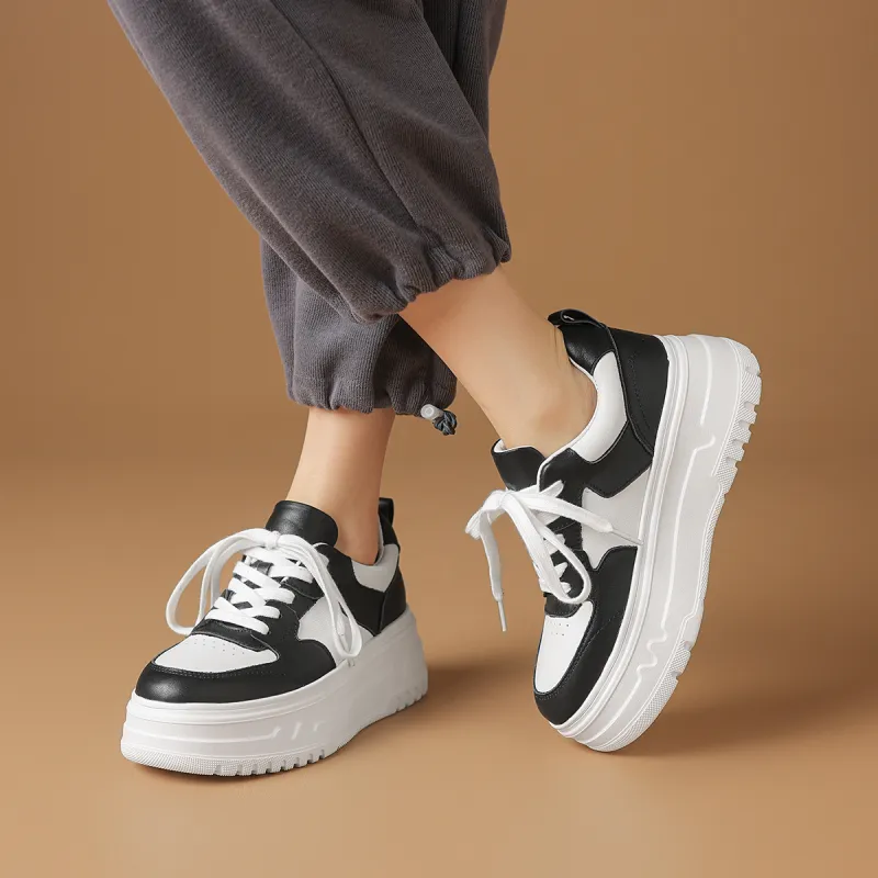Rosa Bianca Breathable Lightweight Height Increasing Warm Low-Top Casual Shoes Women's-10