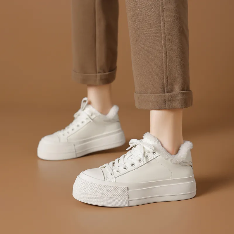 Rosa Bianca Warm Low Top Skateboard Shoes Women's-1