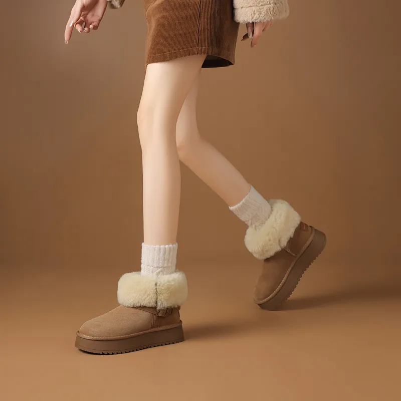 Rosa Bianca Warm And Wear Resistant Short Snow Boots Women's-6