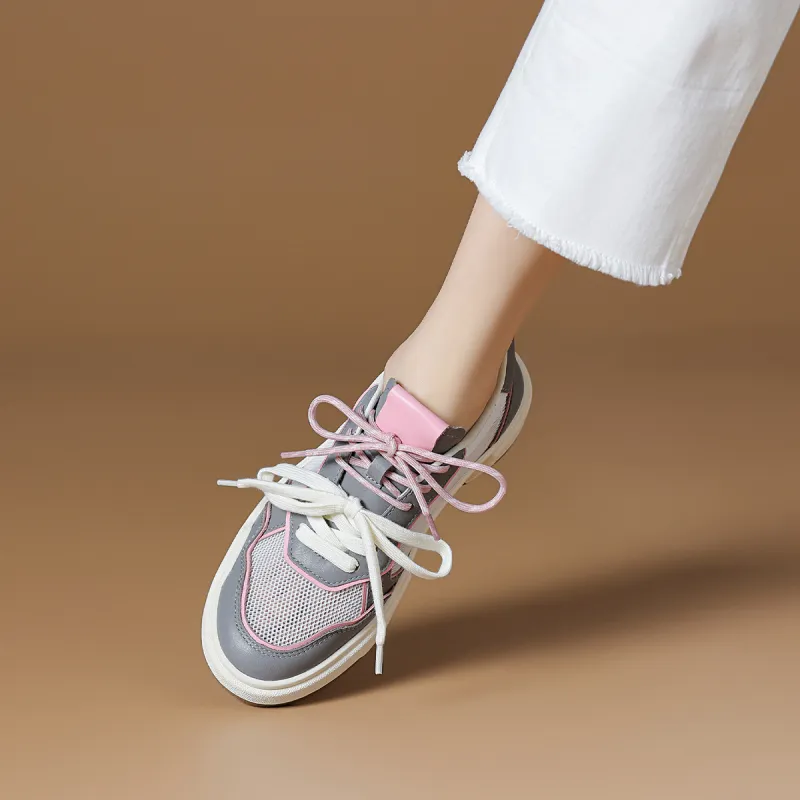 Rosa Bianca Lightweight And Breathable Low Top Skateboard Shoes Women's-11