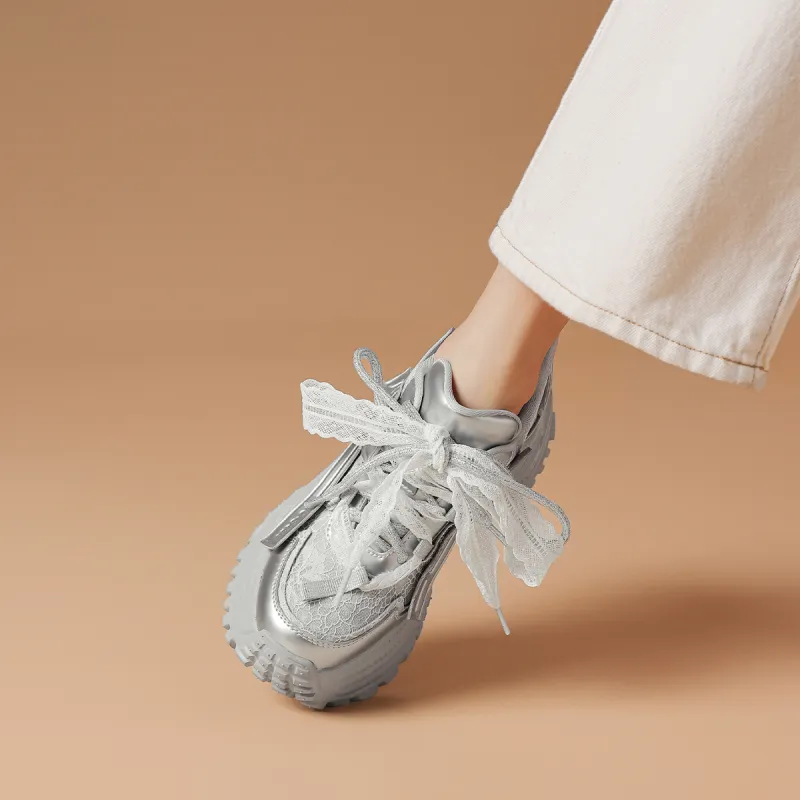Rosa Bianca Low-Top Chunky Sneakers Women's-12