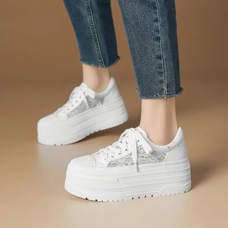 Rosa Bianca Low Top Skateboard Shoes Women's-8