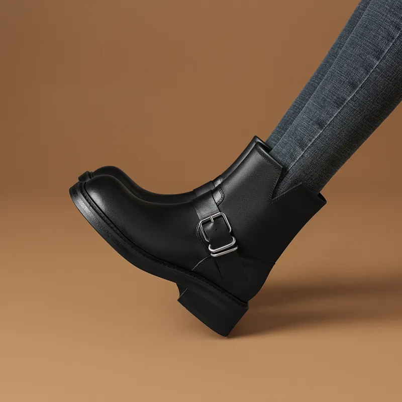 Rosa Bianca Ankle Boots 4.1cm Women's Black-2