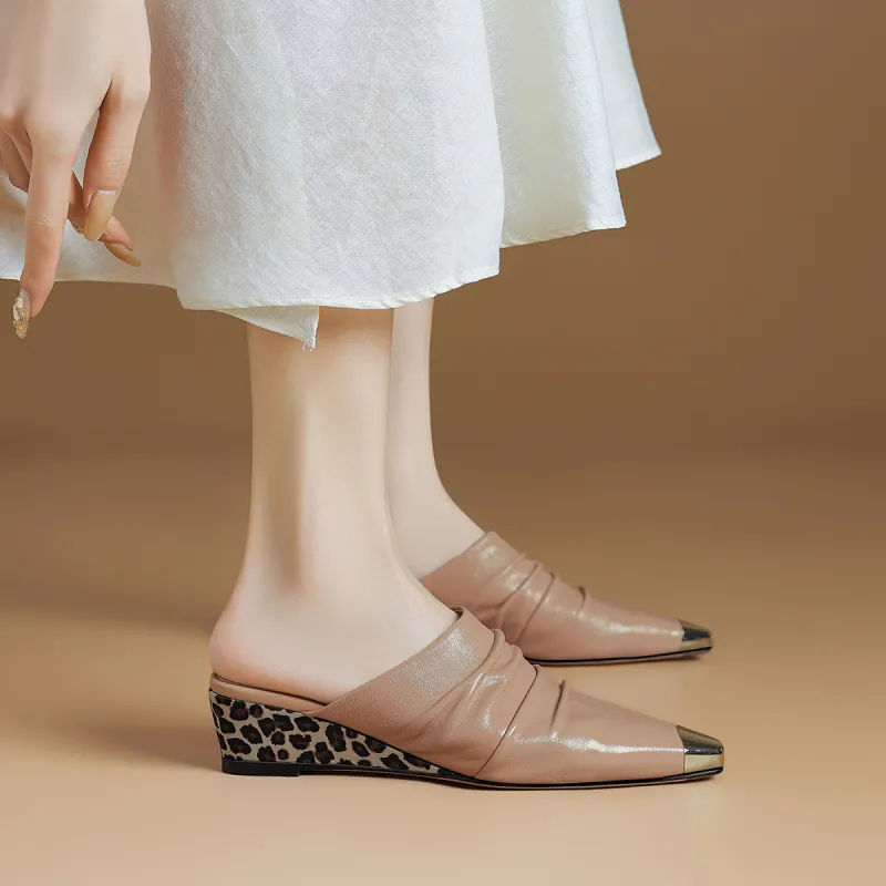Rosa Bianca Abrasion Resistant Slip Resistant Wrap toe Slippers Women's-12