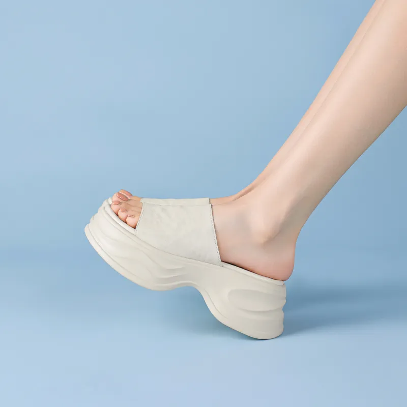 Rosa Bianca PU Polyurethane Abrasion Resistant Slide Slippers Women's-3
