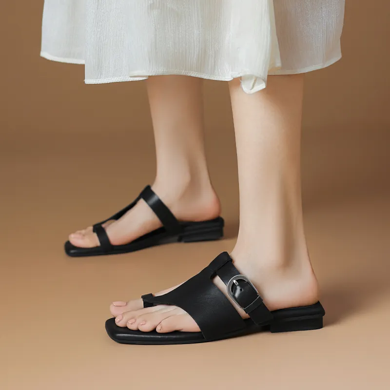 Rosa Bianca Abrasion Resistant Slide Slippers Women's Black-1