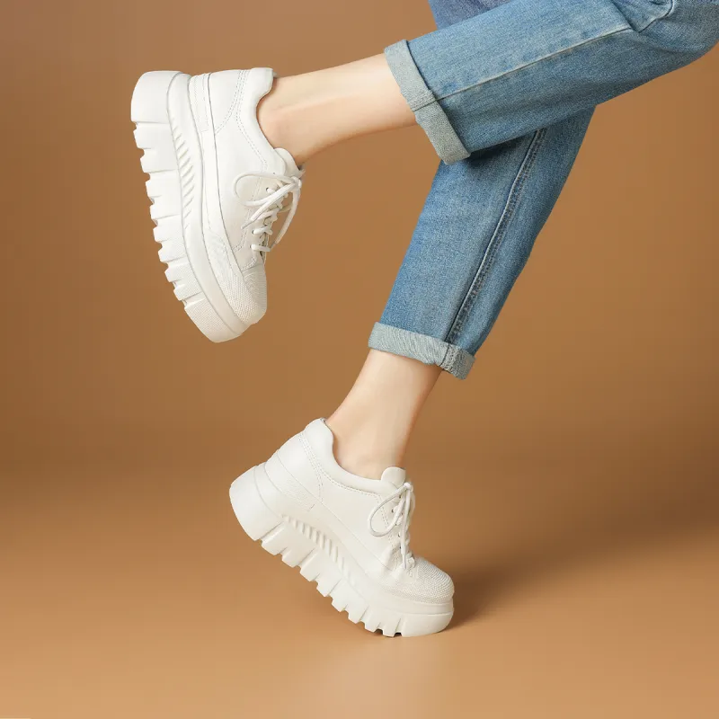 Rosa Bianca Breathable Lightweight Height Increasing Warm Low-Top Casual Shoes Women's-13
