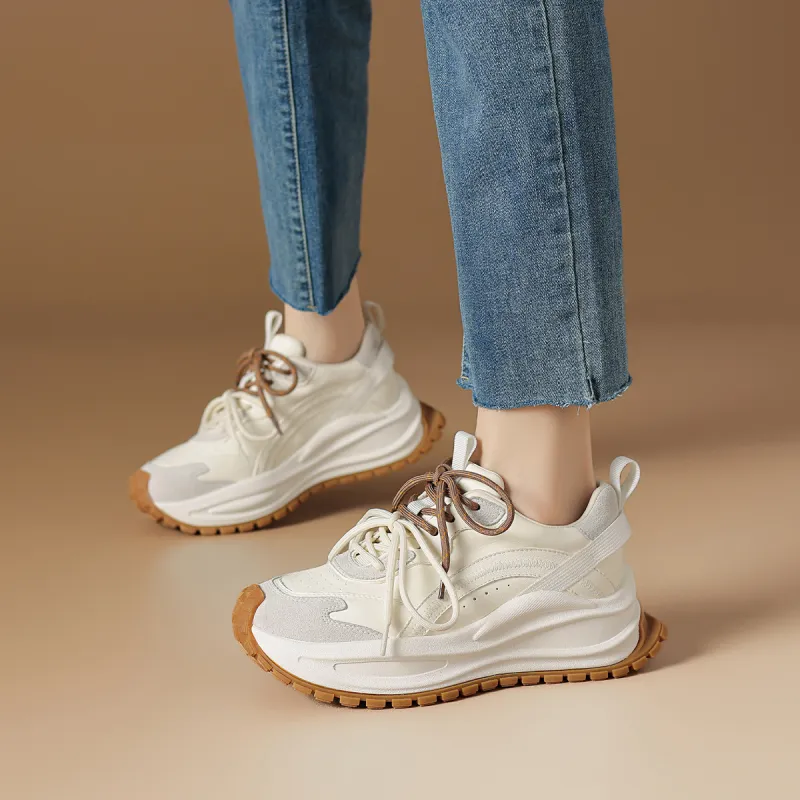 Rosa Bianca Lightweight Height Increasing Low-Top Casual Shoes Women's-1
