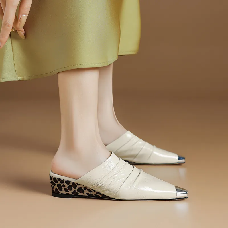 Rosa Bianca Abrasion Resistant Slip Resistant Wrap toe Slippers Women's-5