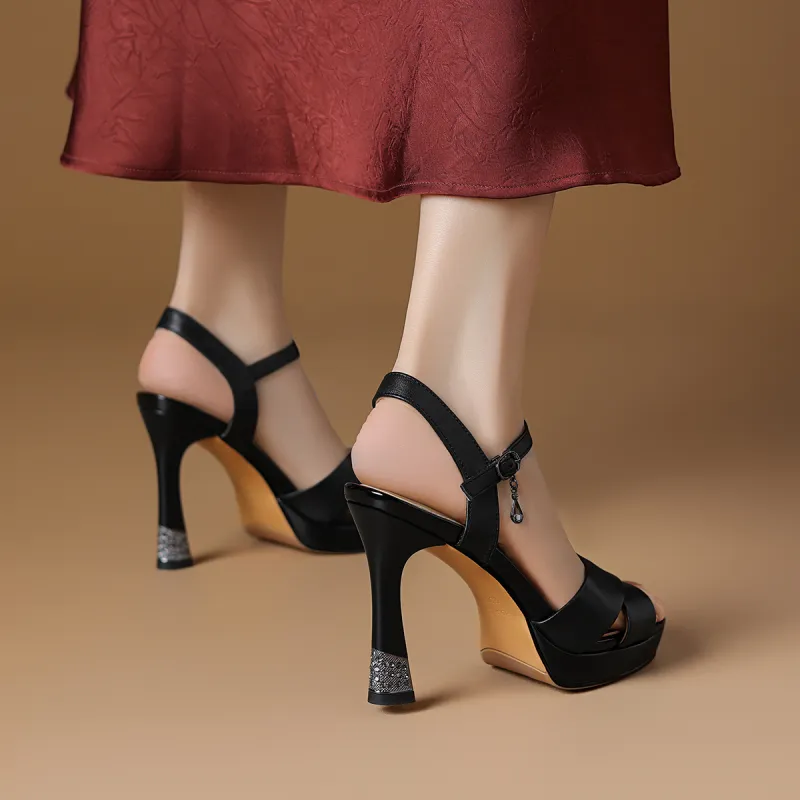 Rosa Bianca One Strap Sandals 11cm Women's-11
