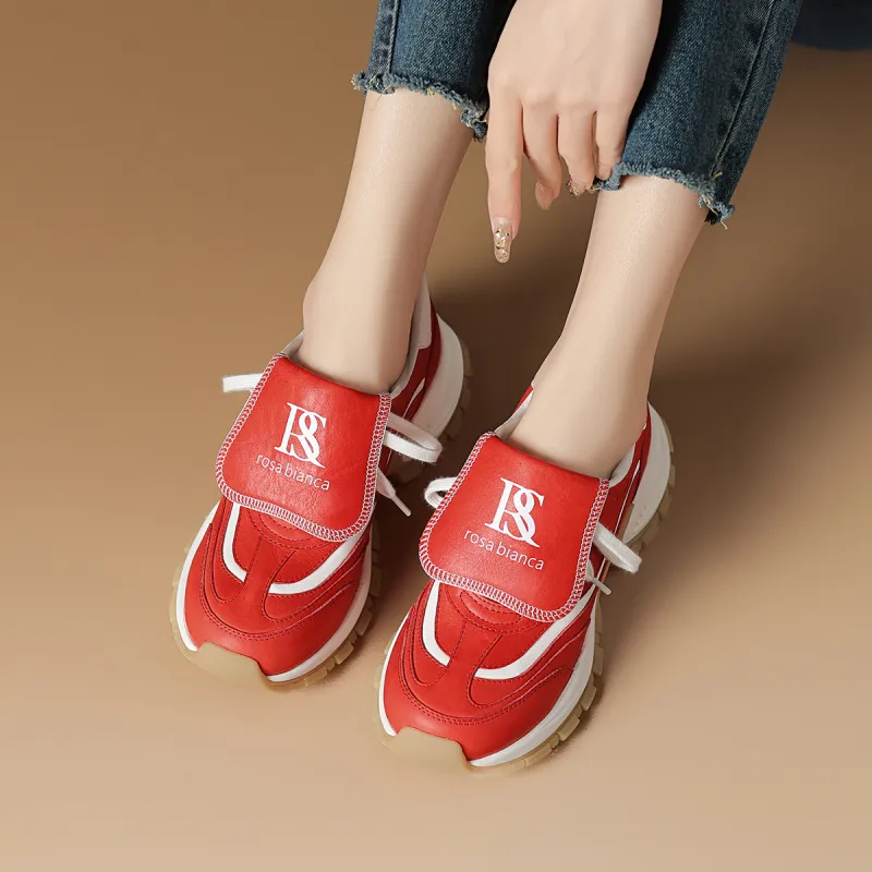 Rosa Bianca Lightweight Height Increasing Low-Top Chunky Sneakers Women's-8